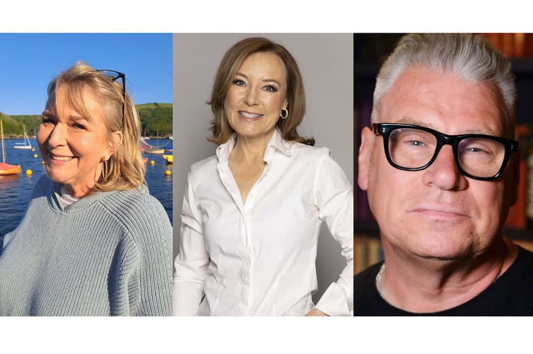 Fern Britton, Sian Williams and Mark Kermode will be appearing at the festival in Fowey.