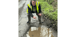 Calls for residents to help report potholes