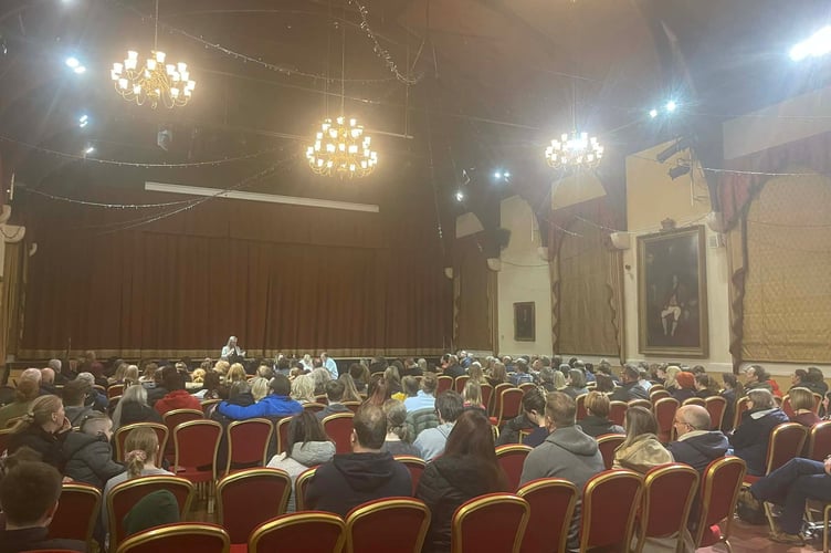Stories were shared in the meeting at Launceston Town Hall