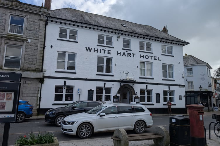 The White Hart Hotel in Launceston. (Picture: Aaron Greenaway/Tindle)