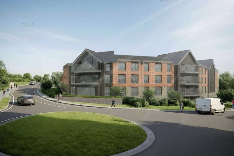 How the proposed Wadebridge care home could look (Picture: Saunders Boston Architects)