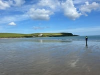 Search for missing man off Polzeath Beach