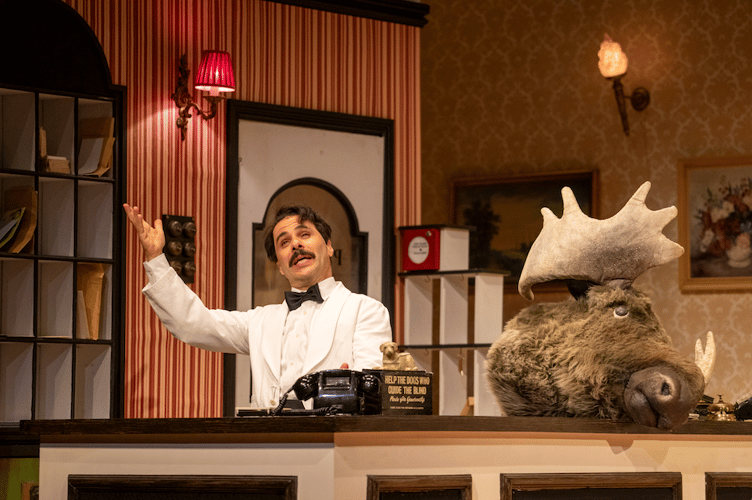 Hemi Yeroham brings a sweet sincerity to the nation's favourite Spanish waiter, Manuel (Picture: Hugo Glendinning)