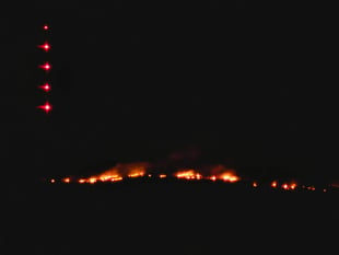 Firefighters called to tackle a gorse blaze in Minions