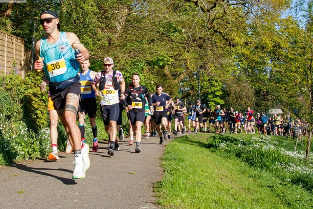 Hundreds tackle Beacon Beast around Bodmin