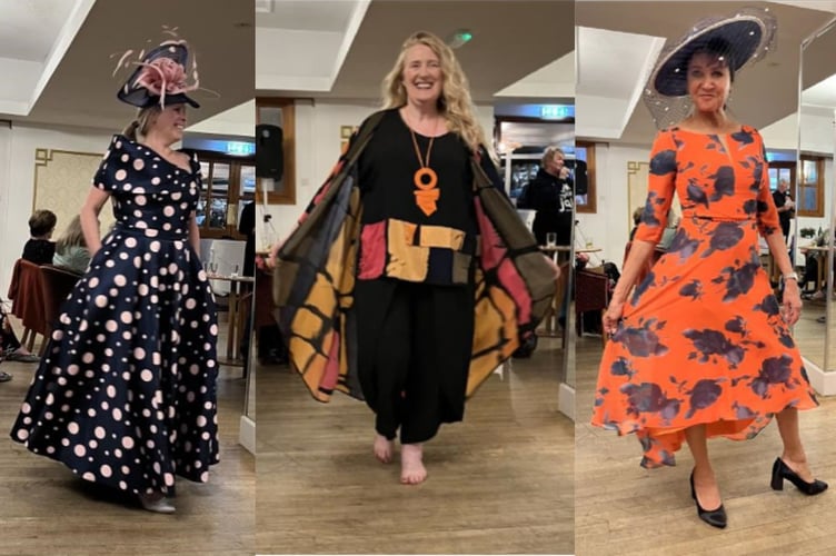 There was a range of styles on show during the Liskeard and Looe Inner Wheel Fashion Show