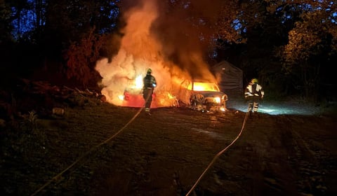 Crews called to tackle vehicle fires in Gunnislake