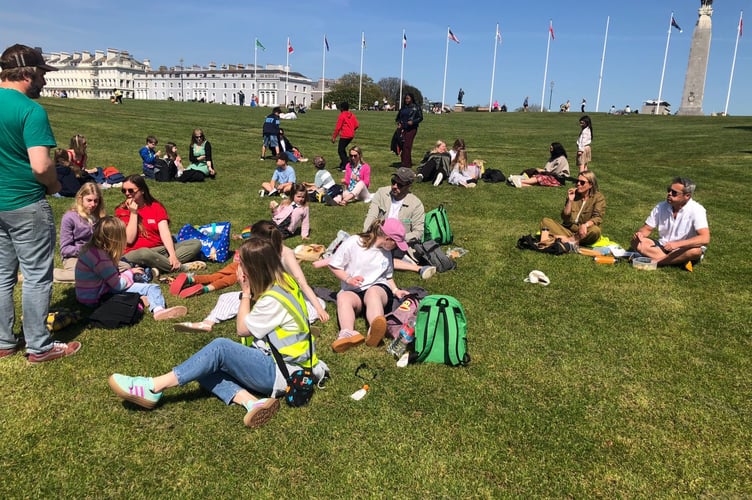 Camelford families enjoying Plymouth trip (Picture: WeST)