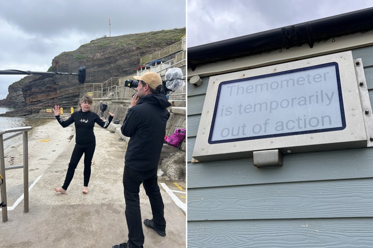 Bude Sea Pool TV Thermometer
