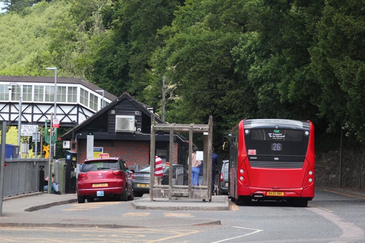 The taxi rank located at Bodmin Parkway train station (Picture: Wiki Media)