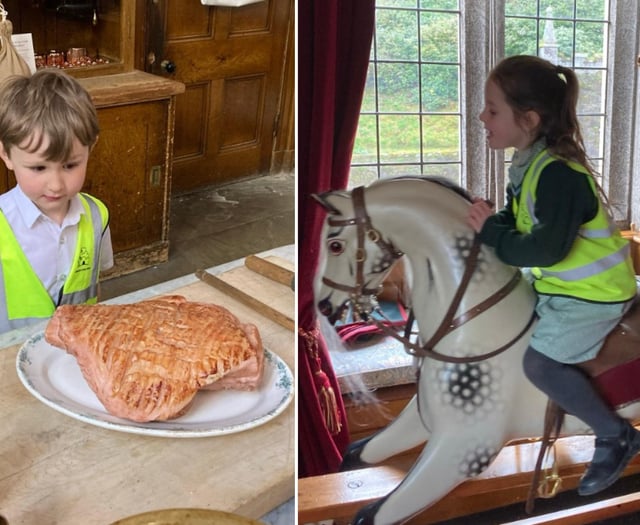 Pupils travel back in time with Lanhydrock visit