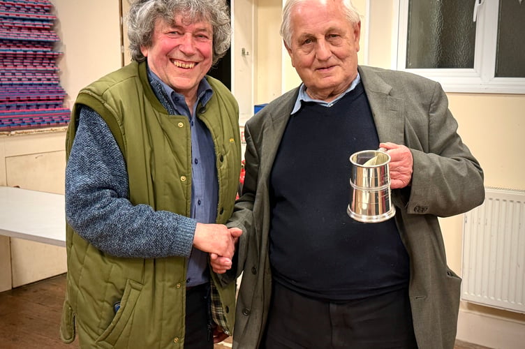 Bernard Mills was celebrated recently on having completed 60 years of presentations to Launceston Railway Circle