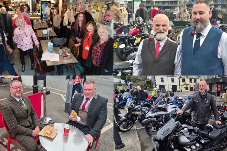 Distinguished gentlemen featured in the latest events (Picture: Liskeard and Looe Radio)