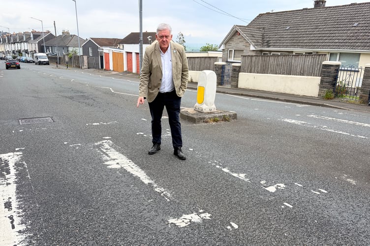 Councillor Keith Johnson's motion called for a comprehensive review of Cornwall’s inspection, maintenance and renewal programme for road markings