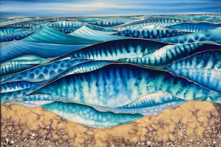 Sharon Jiggins is a mixed media and textiles artist from Newquay who is taking part in Open Studios