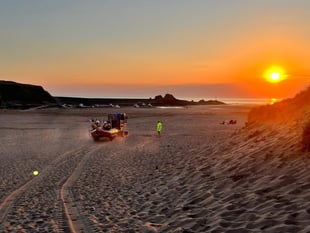 Busy days for RNLI as crowds flock to the coast