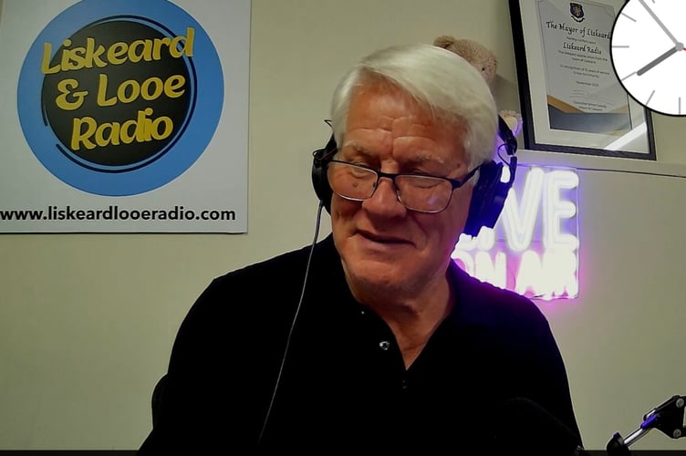 After 11 days, the Liskeard and Looe Radio team are delighted to be back in the studio live. (Picture: Mike Allsopp)