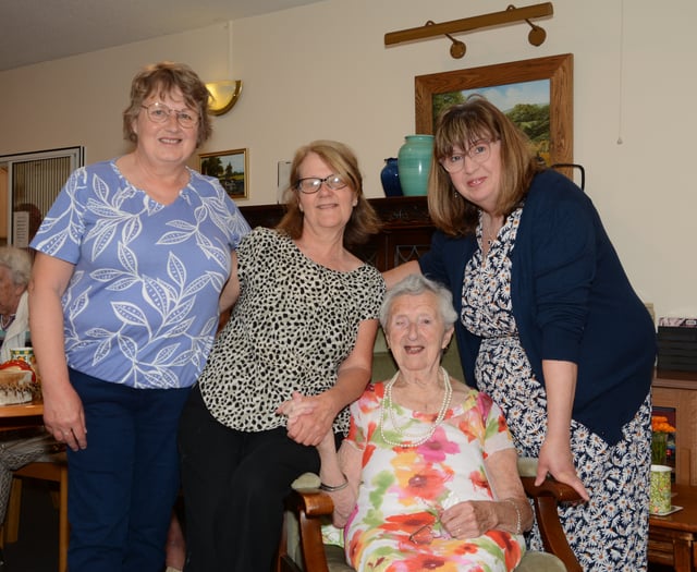 Holsworthy resident celebrates 100th birthday milestone