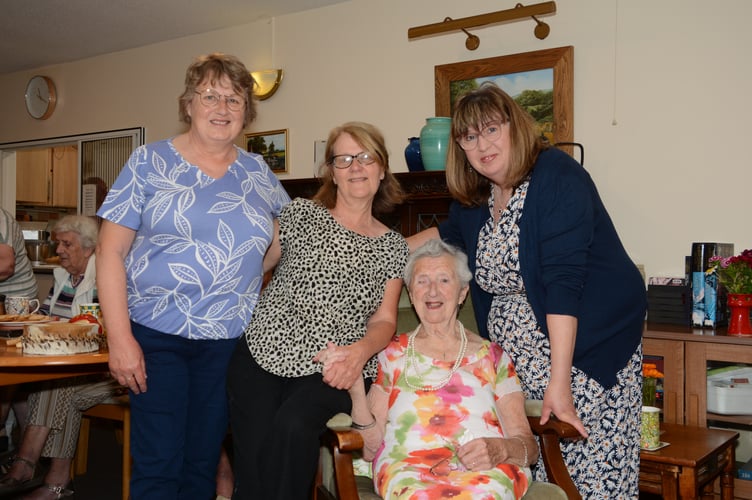 From left to right: Deana Moyse, Lorraine Heale, Joan Brock and Jeanette Woolridge. (Picture: Rodney Parrish)