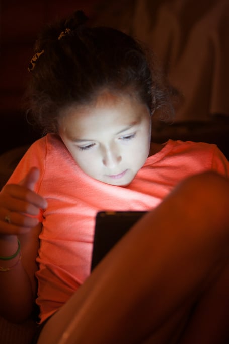 More than half of year six girls report being regular social media users