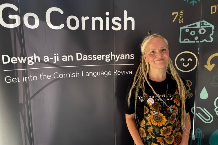 Sarah Buck, Cornish language officer at Cornwall Council and podcast star