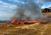 Fire crews tackle blazes across the region amid scorching temperatures