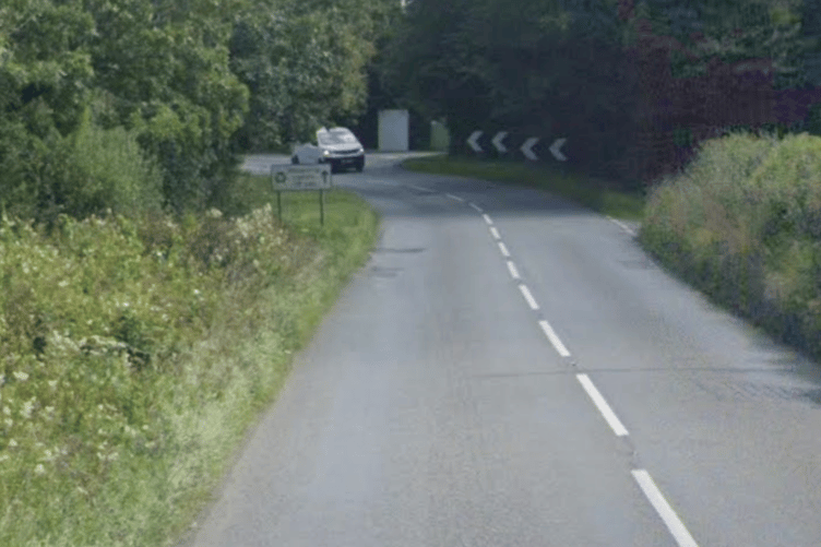 The A3072 near Holsworthy (Picture: Google)