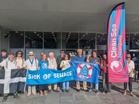 Rally at County Hall ahead of no confidence vote in South West Water