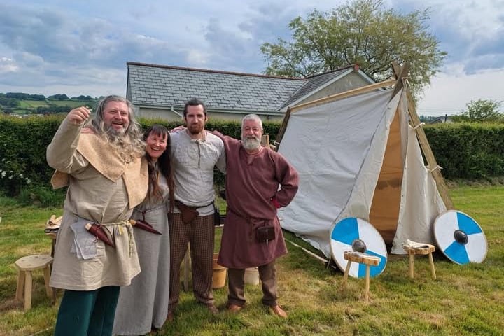 The Viking group Havluv - which translates as Sea Wolf will be in St Tudy on August 15. (Picture: George Wurr)