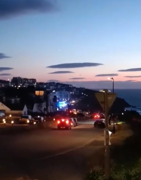 Emergency services at the scene