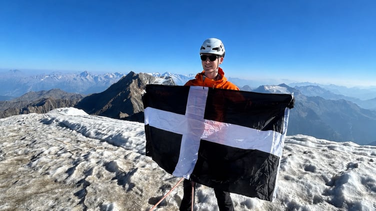Finn Mason mountain climb