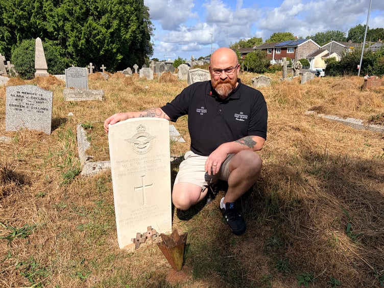 Neil Walsh, a member of Liskeard Royal British Legion, says he has repeatedly been left to clear up grass cuttings, spoil and debris from carefully maintained Commonwealth War Graves and military memorials after contractors complete their strimming work