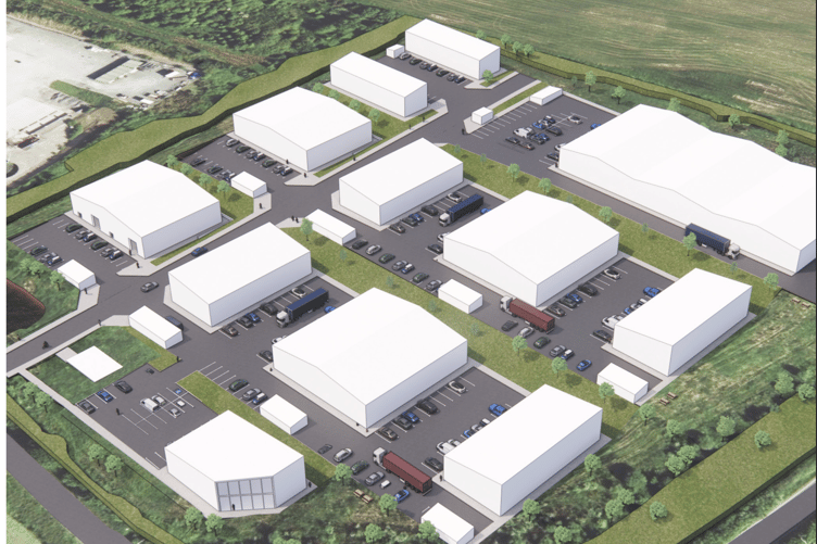 An artists impression of what the Holsworthy agri-business centre could look like (Picture: Torridge District Council)
