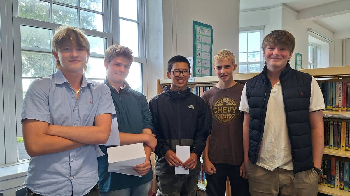 Shebbear College pupils celebrate outstanding GCSE results