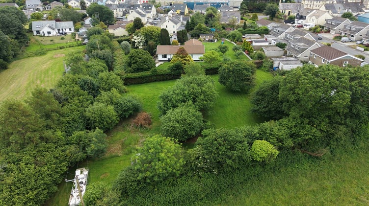A parcel of land next to Aucuba, Kelly Bray, near Callington, is also going under the hammer with a freehold guide price of £50,000-plus