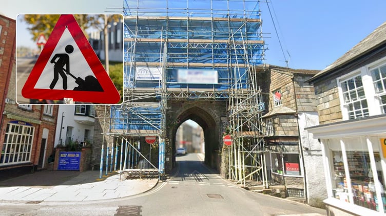 Launceston Arch Roadworks