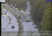 Morning rush hit by A38 crash near St Budeaux