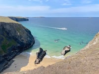 Panoramic views and beautiful scenery near Padstow