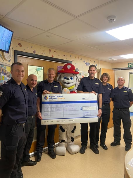 St Austell Community Fire Station have raised an incredible sum