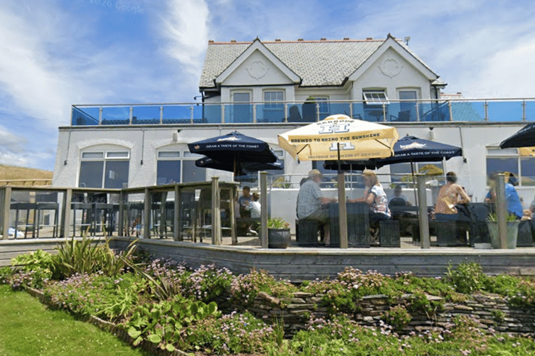 The Bay View Inn located at Widemouth Bay (Picture: Google)
