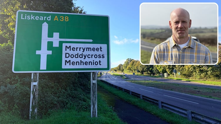 The Menheniot junction is part of the National Highways proposals that Safe38 chairman James Millidge says needs to be addressed