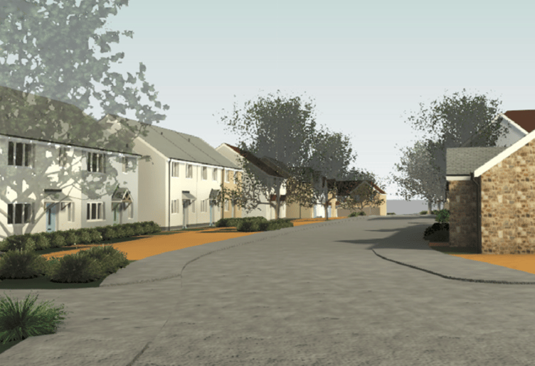 The project in Pensilva will provide a mix of properties ranging from one-bedroom flats to four-bedroom houses, alongside two bungalows