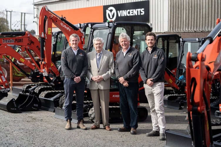 The MND fundraiser by the Vincent family raised thousands (Picture: Vincents Tractors)