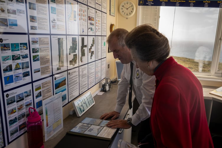 HRH Princess Anne was given a guided tour of the facilities at St Agnes