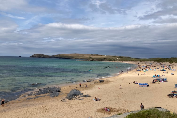 Care must be taken in the sea at Constantine Bay in North Cornwall. (Picture: Andrew Townsend)