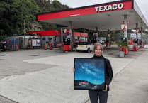Artist’s work screened to global audience