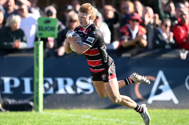 Will Becconsall put in a man-of-the-match performance from full-back which included a try.  