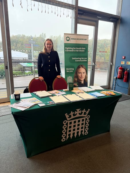MP for South East Cornwall Anna Gelderd at Cornwall's Jobs Fair