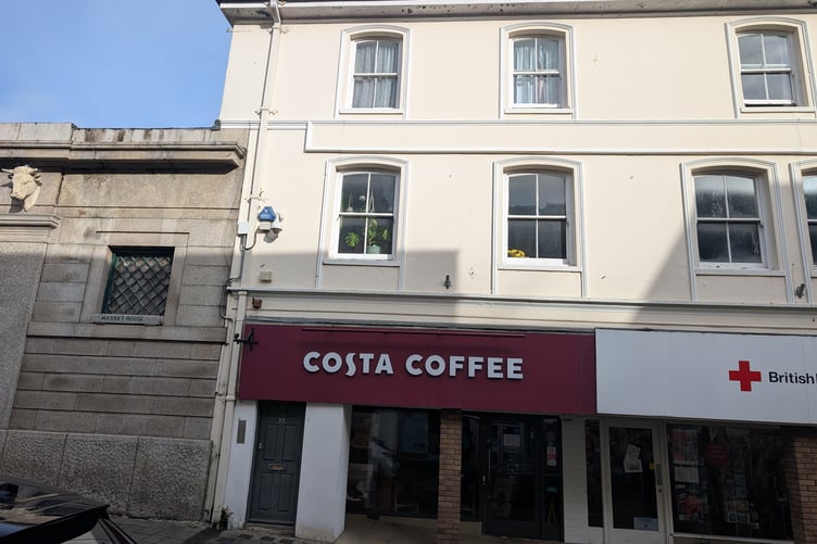 The Costa Coffee shop in Bodmin is among those which have closed (Picture: Iliffe)