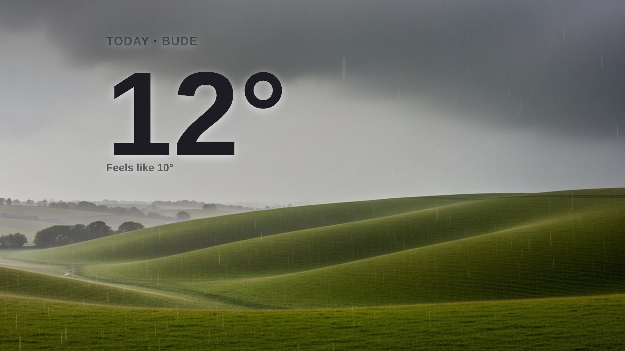 Heavy rain on the way for Bude - here's your Friday forecast